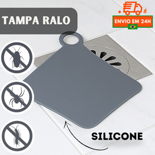 Tampa De Ralo Chão Silicone Vedação Anti Insetos, Mau Cheiro e Água Parada Para Banheiro e Cozinha em Oferta na Shopee