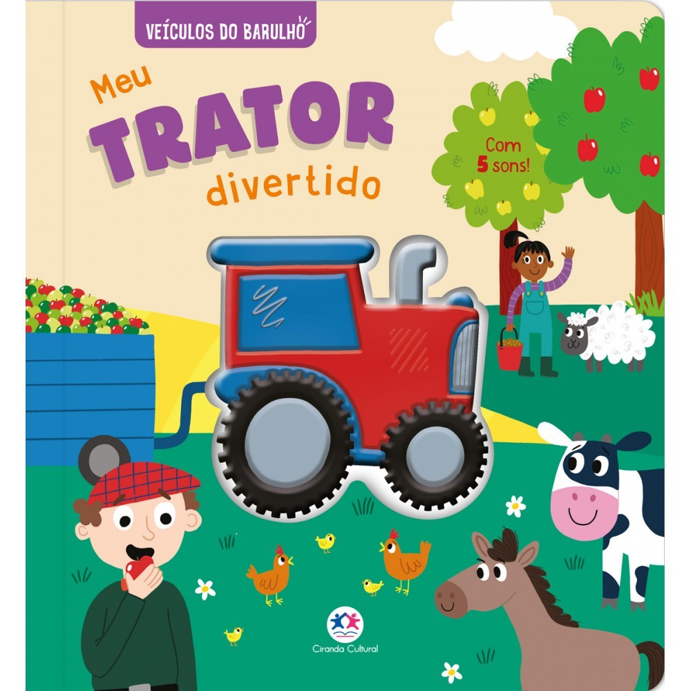 Livro Meu Trator Divertido com 5 Sons