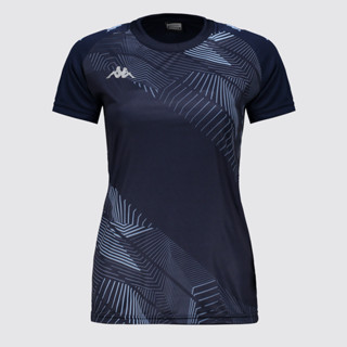 Camiseta Kappa Zurich Feminina Marinho em Oferta na Shopee