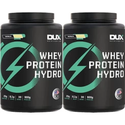 Kit 2X Whey Protein Hydro - 900g Baunilha - Dux Nutrition
