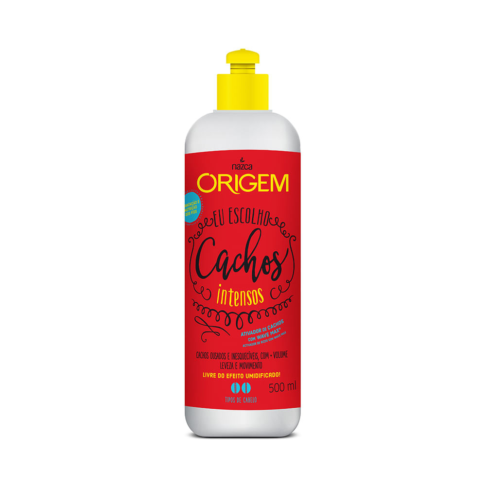 Ativador de Cachos Nazca Origem Intensos 500ml em Oferta na Shopee