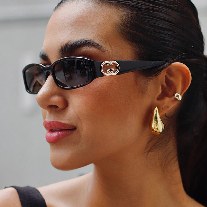 Óculos de sol femininos ovais Anti-ultravioleta 5639 em Oferta na Shopee