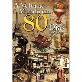 A Volta Ao Mundo Em 80 Dias | 13,5x20 | Júlio Verne em Oferta na Shopee
