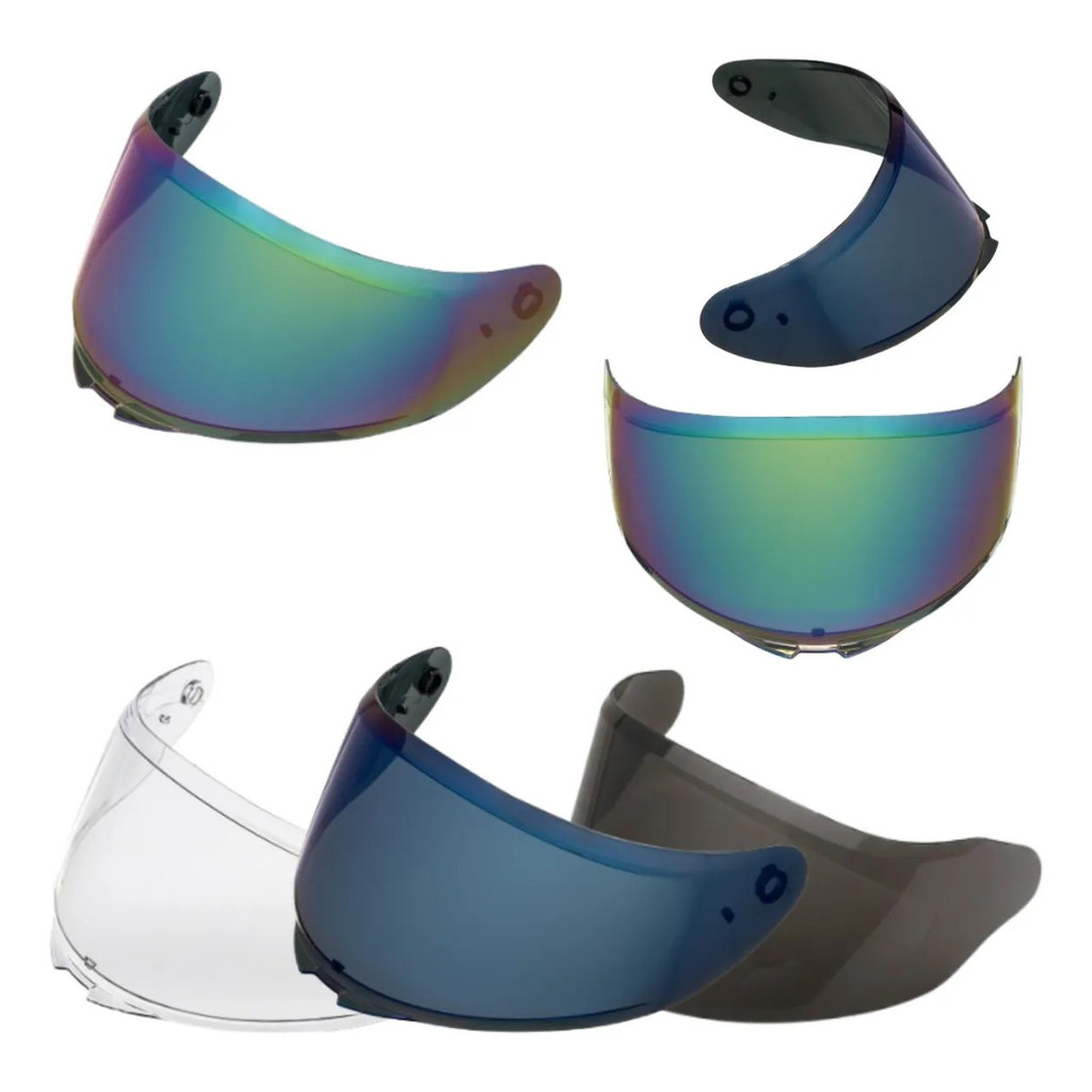 Viseira Capacete Texx Spihe E Raptor Fume Camaleão Moto Iridium Acessório