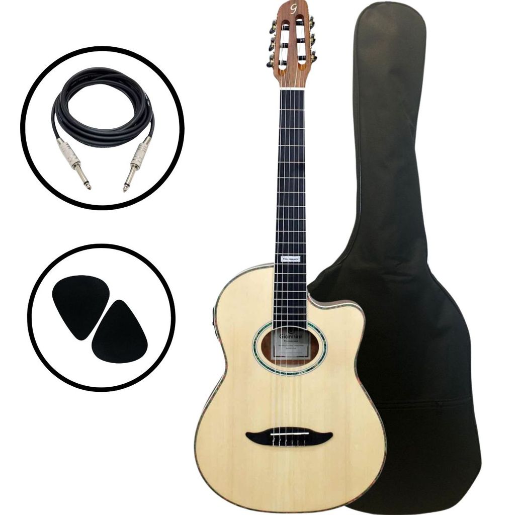 Violão Flat Giannini GNF-3 CEQ Performance Eletroacústico