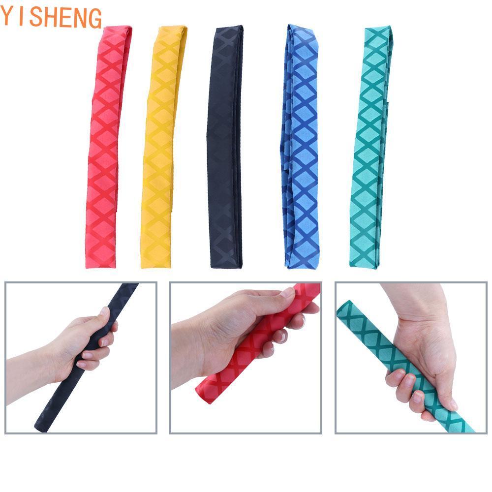YISHENG Tubo Termo Retrátil Para Raquete , Alça De Poliolefina , 1M , 5 Cores , De Manga De Badminton
