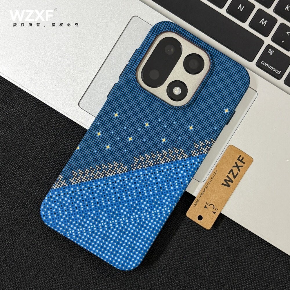 Capa De Telefone Magnética Com Textura Kevlar , Protetora Leve Para Oneplus 1 + 15 Dura À Prova De Choque Tátil Texturiz