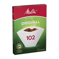 Filtro Papel Melitta 102 - 6 Embalagens com 30 Unidades