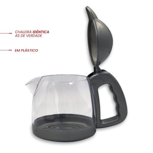 Cafeteira Infantil Brinquedo Luz Som Interativa My Home Diversao Crianca