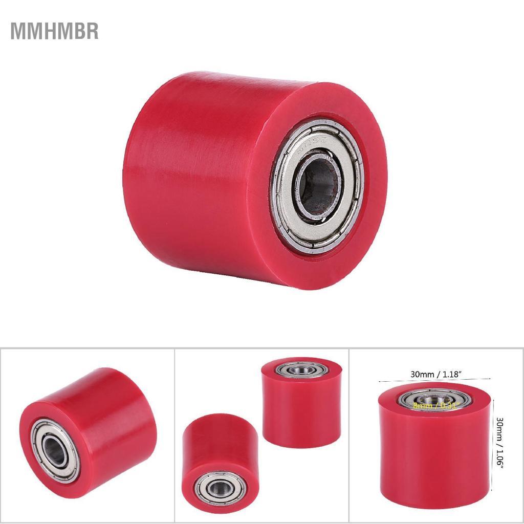 Mmhmbr Mmhmbr polia tensora de rolo de corrente universal, guia de roda, borracha dura, ferro, à prova d\'água, enduro,