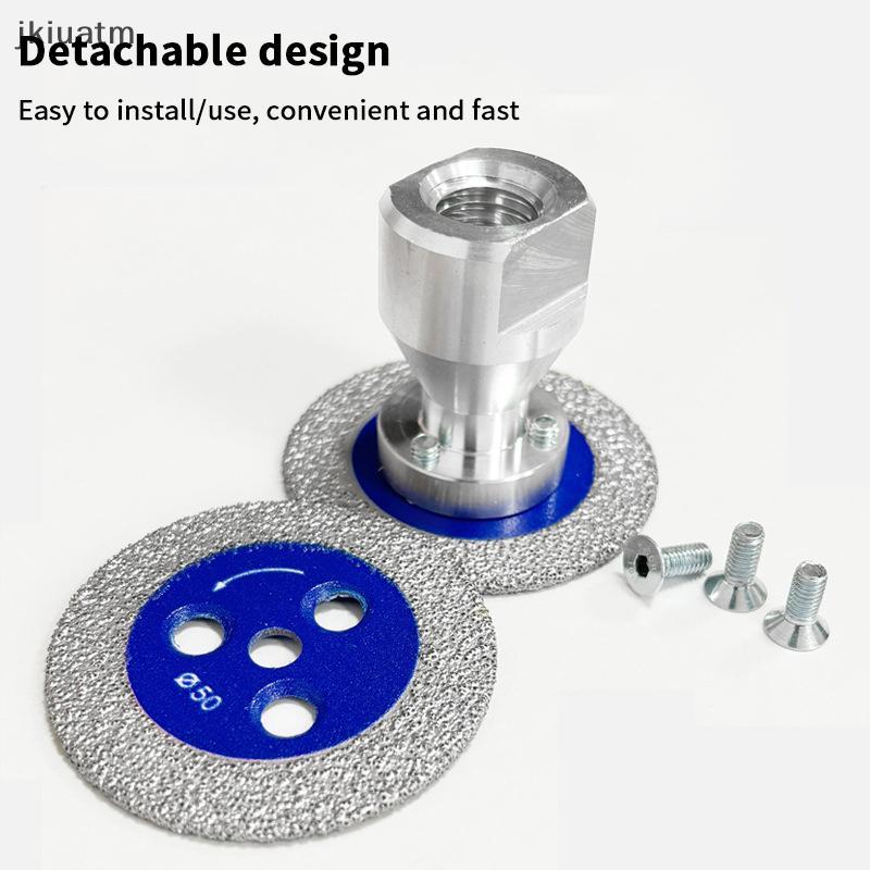 [jkiuatm] Serra De Diamante M14 Com Disco De Corte Turbo De Flange Removível Para Granito , Mármore , Cerâmica , De Conc