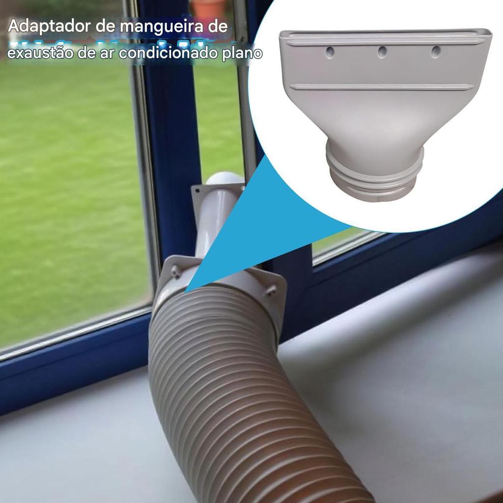 Conector Plano Do Tubo De Escape Da Mangueira De Drenagem Unidade Ca , Cabe Em Mangueiras De Ar Condicionado De 5.1 E 5.