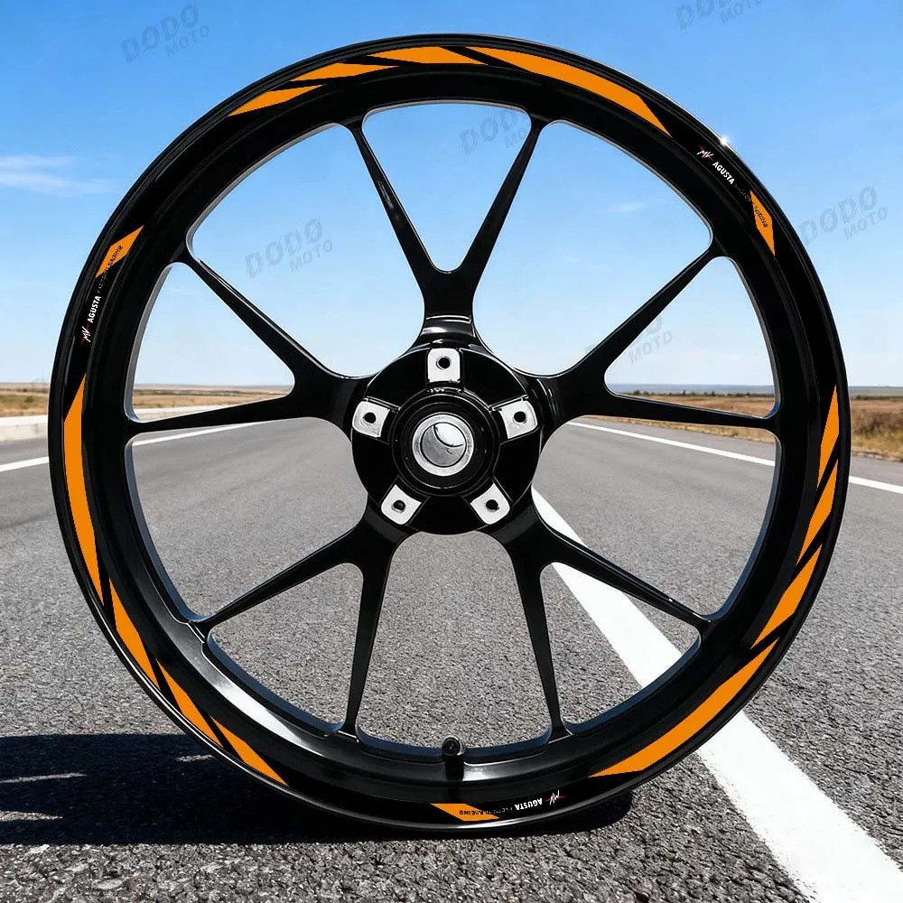 Adesivo Decorativo para Aro de Roda de Motocicleta para MV Agusta Brutale 800 920 990 1000 1090RR F3
