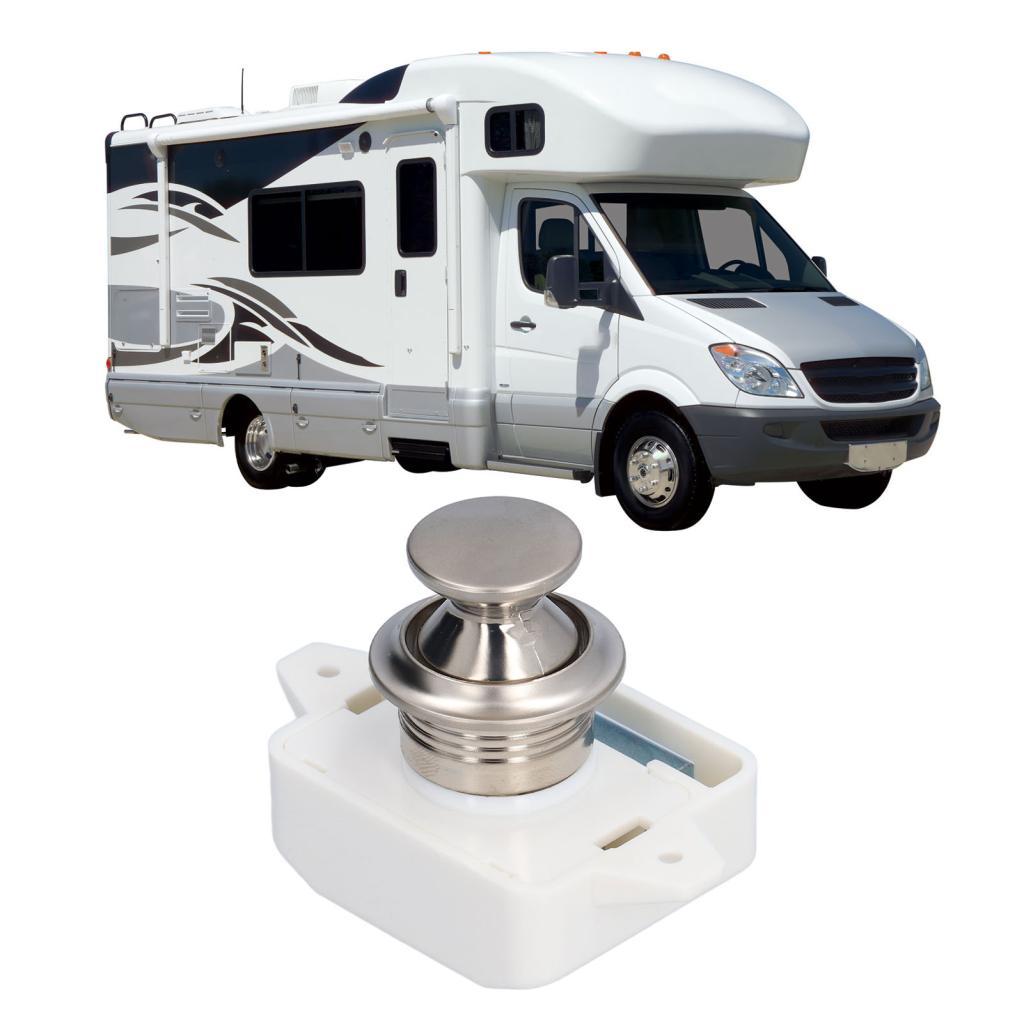 Carworld-BR Aumotop Botão Trava Durável Bloqueio sem chave para Iates RVs Motorhome Armário Móveis de Uso Geral