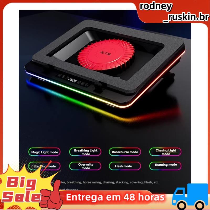 Suporte De Resfriamento Para Laptop Jogos IETS 14 Cm Grande Ventilador Base À Prova De Poeira Almofada De 14 Polegadas