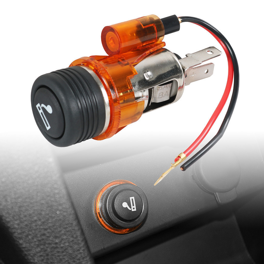 Carregador universal para carro, acendedor tomada de carro, adequado para todos os veículos, amarelo · foto 2