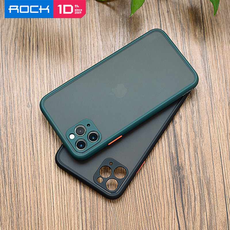 R ROCK Apple 11 Capa de telefone Silicone resistente a choques iPhone 11pro Câmera com tudo incluído Criativo ins Style