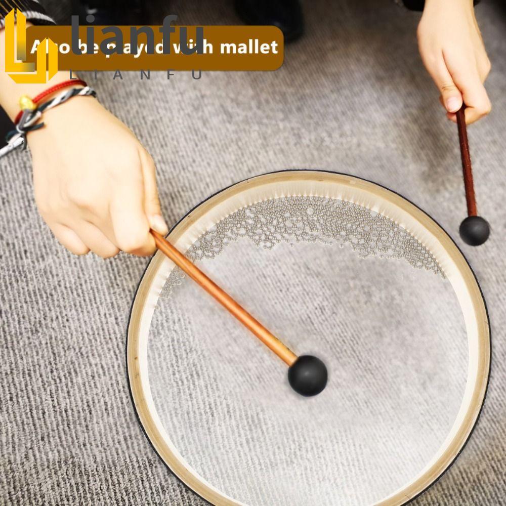 LIANFU Ocean Drum , Canções Folclóricas Transparentes Wave O Som Do Mar Orff Instrumento Tambor De Mão