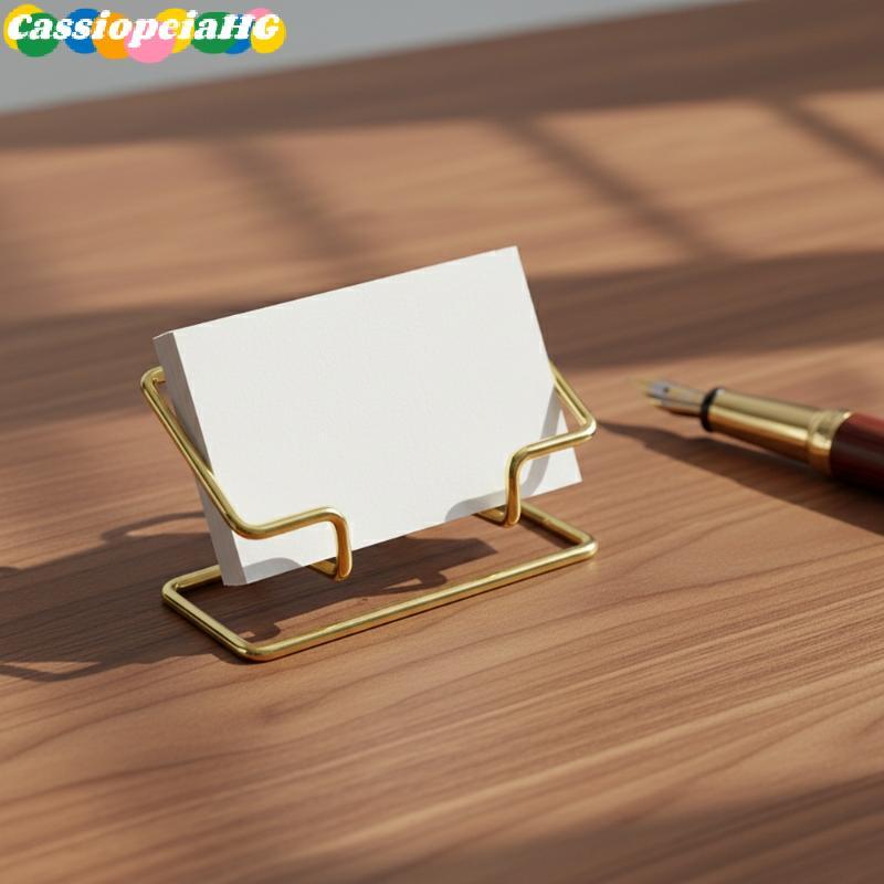 (Cassiopeiahg) Suporte De Cartão De Visita Acrílico Display De Mesa De 2 Camadas Ra Para De Recepção De Escritório Organ