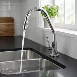Torneira de Cozinha Parede 1/4 De Volta Luxo Modelo C70