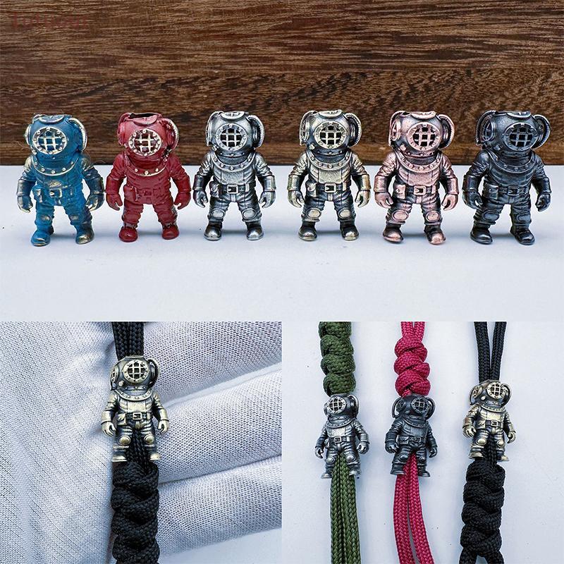 TUTU Mergulhador Estatueta Contas De Bronze DIY Paracord Tecido Pulseiras Cordão Pingentes Acessórios Ferramenta Ao Ar L
