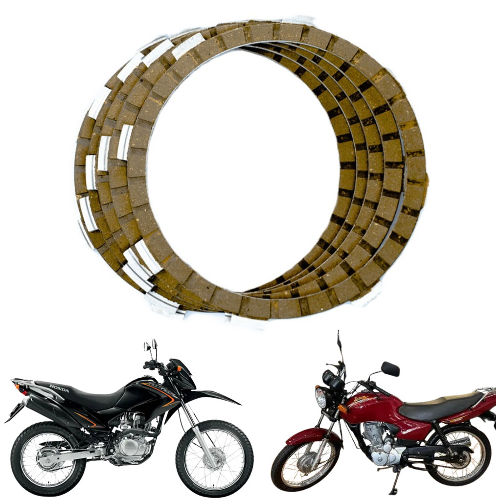 Disco De Embreagem Original Shiver Honda Titan 125 Fan 125 Bros 125 Sundown Max 125