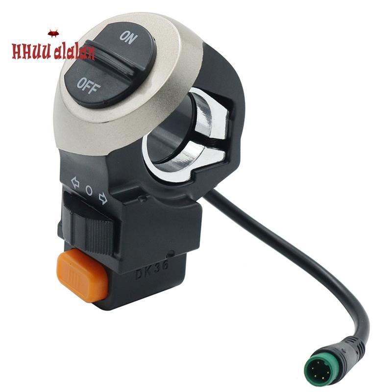[H De Alta Qualidade] 1 PCS Scooter Elétrico Lâmpada Frontal Buzina De Sinal Liga/Desliga Botão Interruptor De Luz Bicic