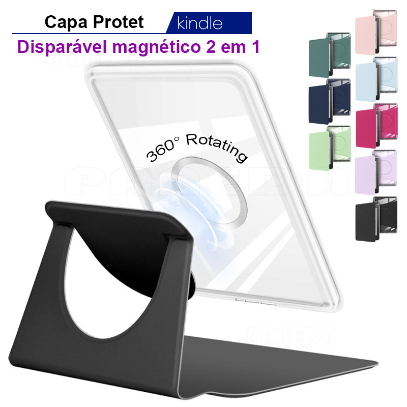 Capa Inteligente Para Kindle 8th Paperwhite 6th 7th 10th 11th 12th Signature Colorsoft Acrílic Disparável magnético 2in1