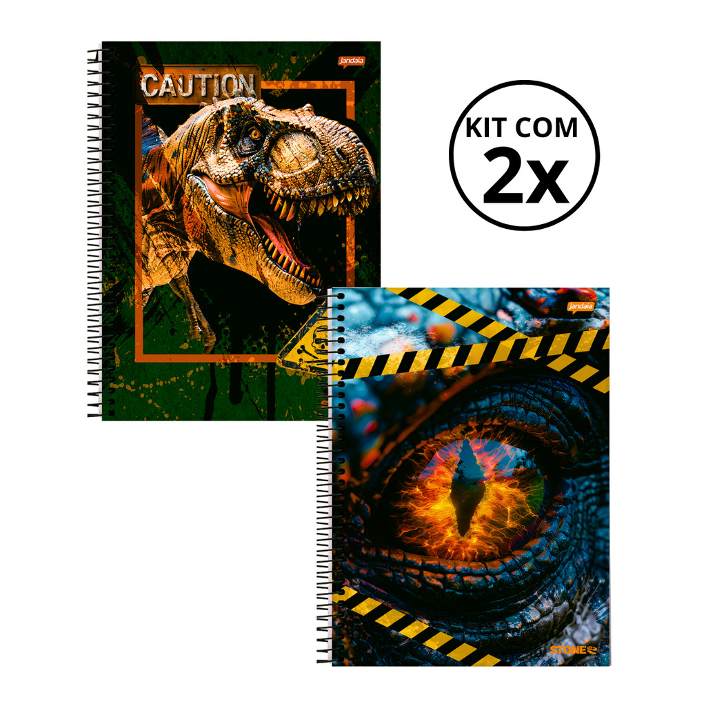 Kit 02 Cadernos 01 Matéria Universitário 80 Folhas Stone - Jandaia KITS:KIT 07 em Oferta na Shopee