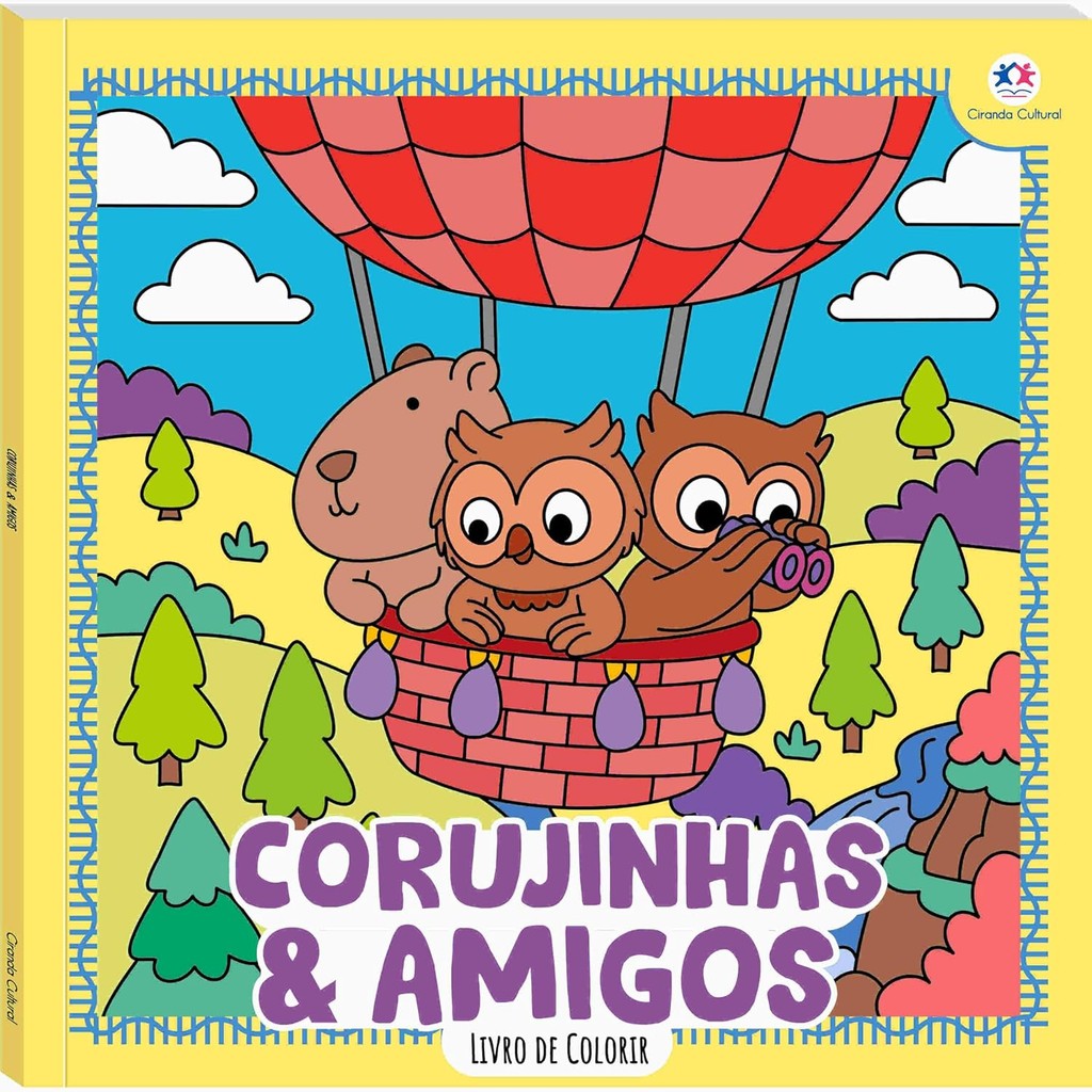 Corujinhas e Amigos | Livro de Colorir