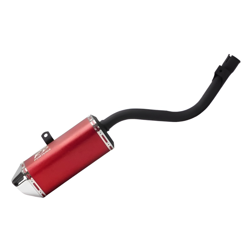 Escapamento Nxr Bros 160 e xre 190 ano 2025/2026/2027 Mini Tri Vermelho Fortuna