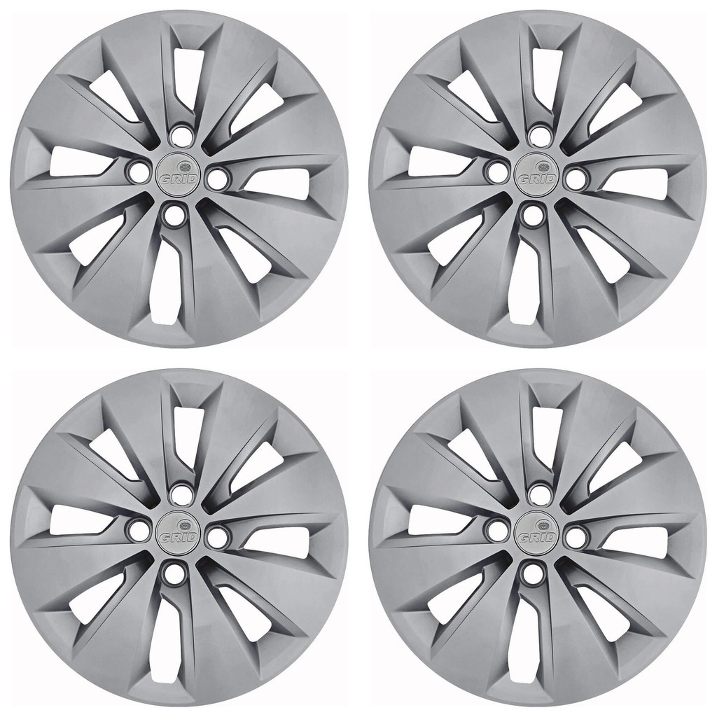 Calota Aro 15" cor Prata modelo Saveiro 17/18 Jogo c/ 4 Calotas Grid - 248CP-PTA-E