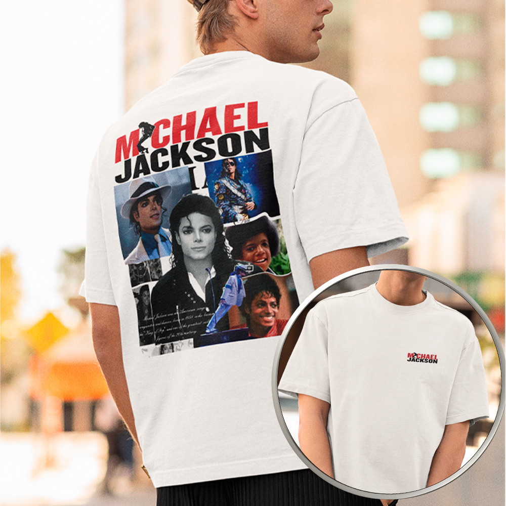 Camiseta Michael Jackson Homenagem StreetWear Camisa Cantor Exclusiva Algodão 30.1 Qualidade Premium em Oferta na Shopee