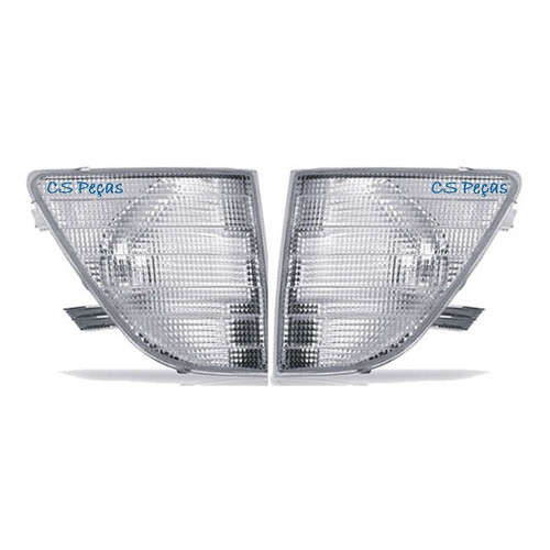 Par Lanterna Mercedes Benz Sprinter Pisca Seta 310 312 1997 1998 1999 2000 2001 Cristal Lente Acrílico