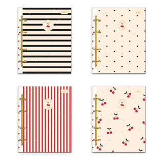 Caderno Argolado Colegial Capa Dura 80 Folhas Cherry Lovers - CADERSIL em Oferta na Shopee