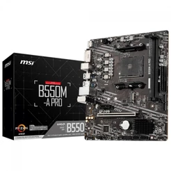 Placa Mãe MSI B550M-A PRO - AMD Ryzen AM4 - DDR4 - Matx - M.2 - Hdmi/dvi