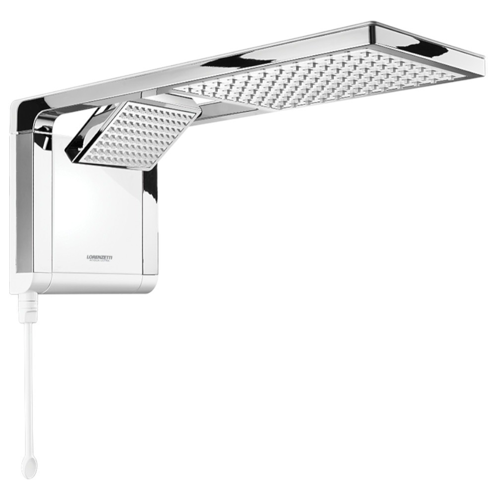 Chuveiro eletrônico 7800 watts 220V branco cromado - Acqua Duo Ultra - Lorenzetti (220V 7800W)