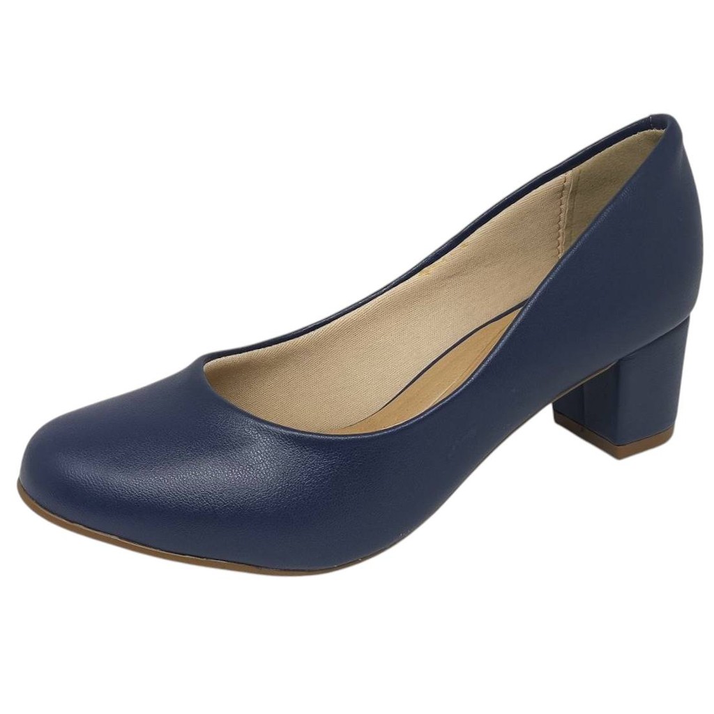 Sapato Feminino Salto Médio Elegante Conforto Beira Rio