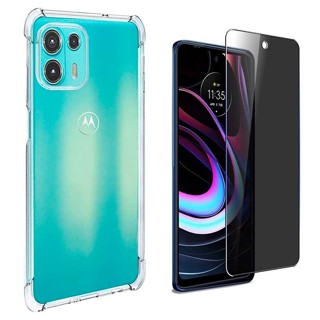 Capa Capinha Anti Impacto Para Motorola Moto Edge 20 Lite + Película 3D Privacidade em Oferta na Shopee