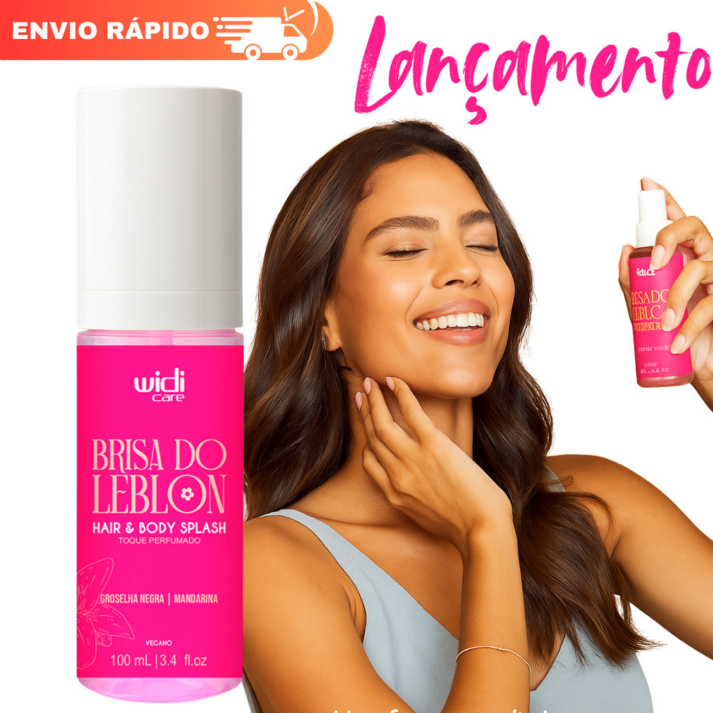 Hair e Body Splash Brisa Do Leblon Toque Perfumado 100ml - LANÇAMENTO WIDI CARE