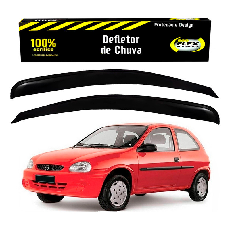 Jogo Calha Defletor Chuva Corsa 1.0 2 Portas 1997 A 2005 em Oferta na Shopee