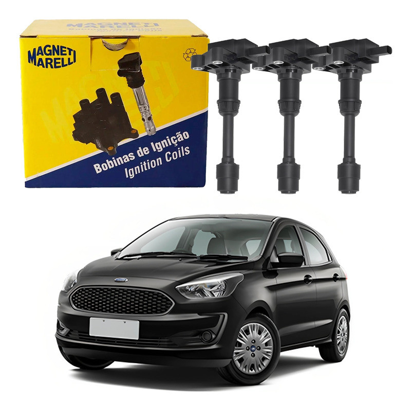 3 Bobina Ignição Marreli Ford Ka 1.0 12v 2018 A 2021 em Oferta na Shopee