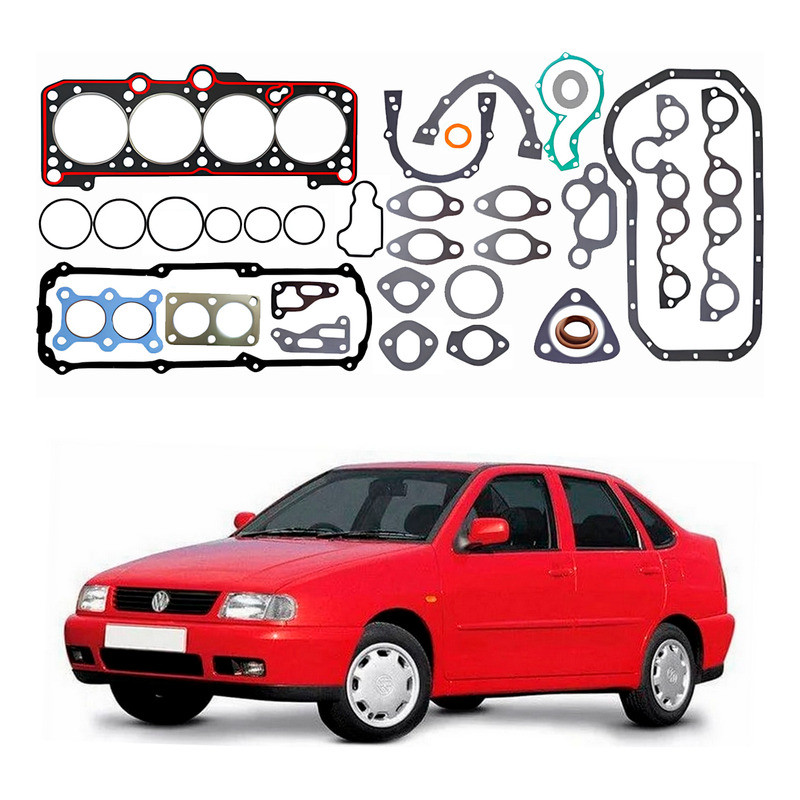 Jogo Junta Motor Polo Classic 1.6 1.8 Mi 1997 A 2002
