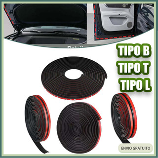 1/2 rolo Tiras de vedação de borracha do carro protetor de vedação automática adesivo janela borda pára-brisa Tipo T/B/L