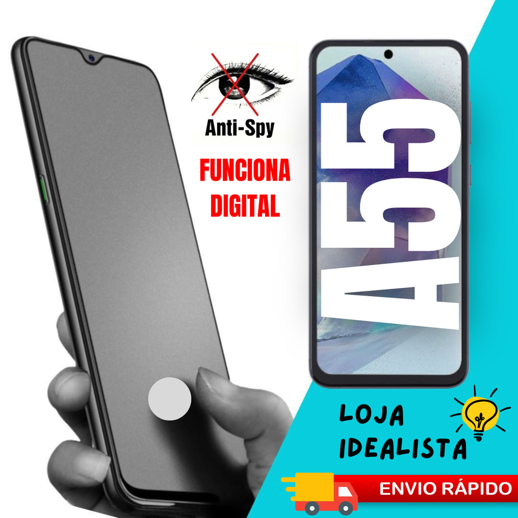 Película Fosca Privacidade TPU Soft P/ Samsung A55 5G FUNCIONA DIGITAL Hidrogel Envio Imediato em Oferta na Shopee