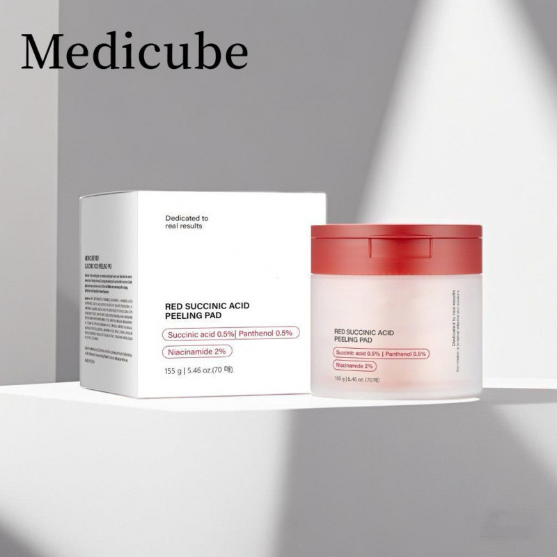 Almofadas De Algodão Para Compressa Úmida Medicube Fornecem Hidratação De Longa Duração , Esfoliante Ultramacio , Limpez