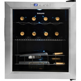 Adega Suggar Lyon 13 Garrafas Preta Inox 110V AD1511IX em Oferta na Shopee