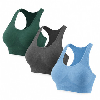 Kit 3 Tops Com Bojo Esportivo top Fitness Academia corrida top para o dia dia top academia