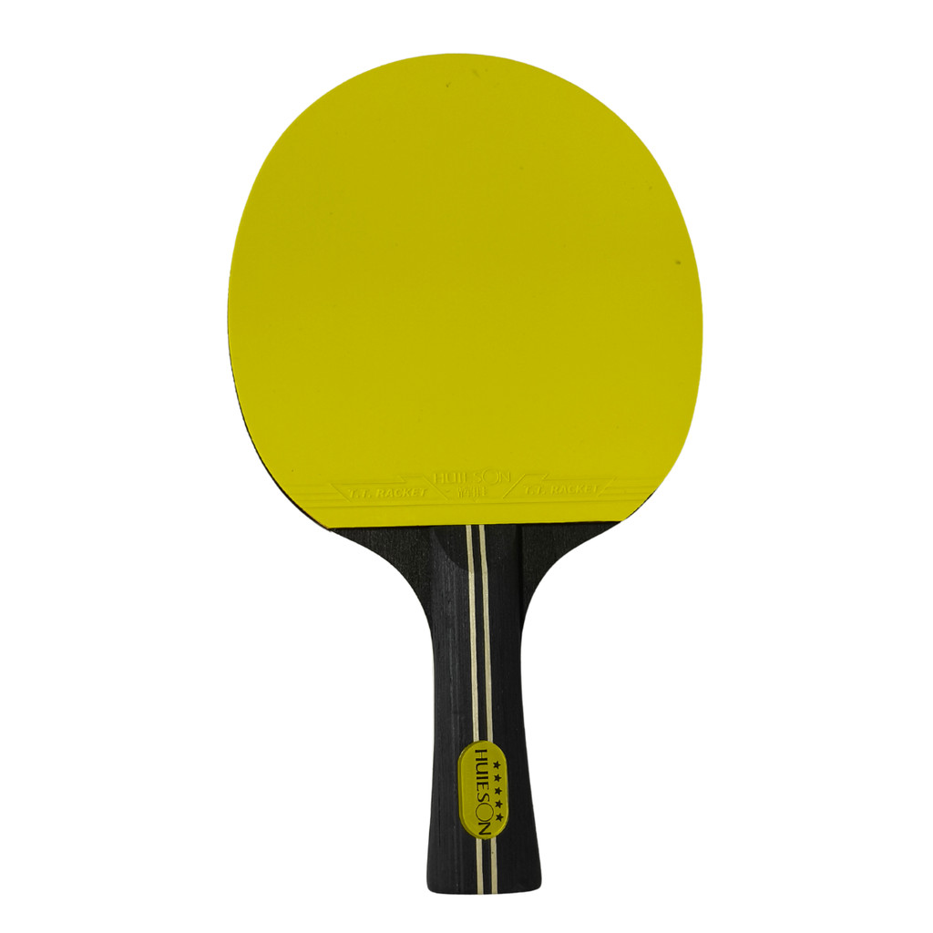 Raquete De Tenis De Mesa Clássica FL Hueison 5 estrelas Amarela