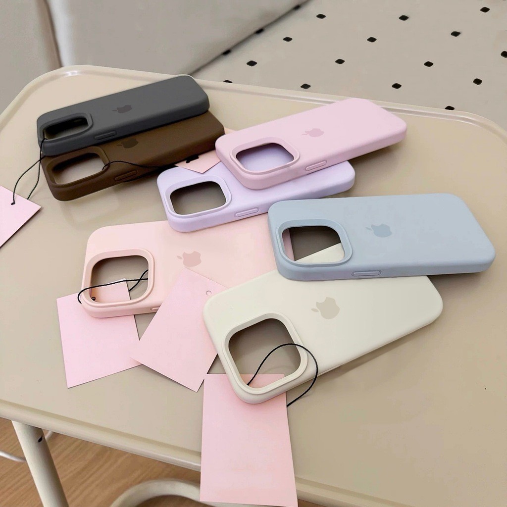 KIT 3/6/12 PÇ CASE PREÇO IGUAL ATACADO SILICONE COM AVELUDADA PARA IPHONE 17 PRO MAX 16 15 14 13 12 11...